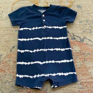 Carters 18 month boy tie-dye short sleeve romper